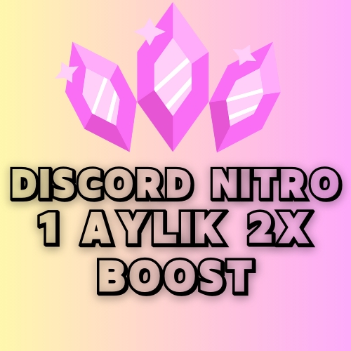  İstediğiniz hesaba 1 aylık 2x discord nitro